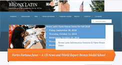 Desktop Screenshot of bronxlatin.com